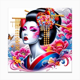 Geisha 16 Canvas Print