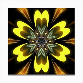 Fractal Flower 4 Canvas Print