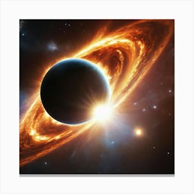 Black Hole In Space 2 Canvas Print