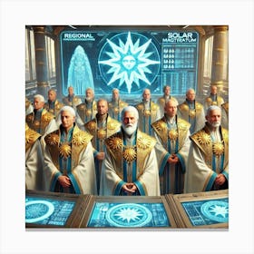 Solar Magistrates Converted Canvas Print