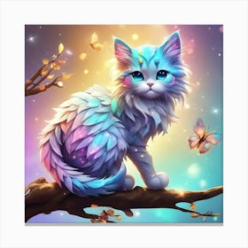 Fairy Cat 2 Canvas Print