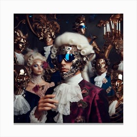 Man In Costume Canvas Print