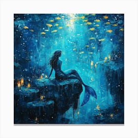 Mermaid Art Canvas Print