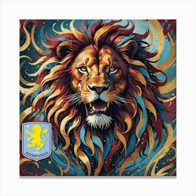 Aston Villa F.C Logo Wall Art 2 Canvas Print