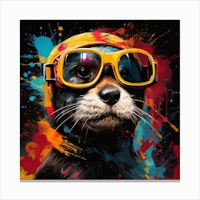 Otters Canvas Print