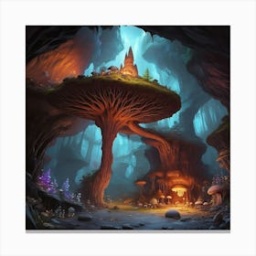 Rooted Realms of the Fairies Canvas Print