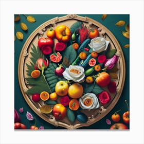 Fruit And Vegetables Canvas Print