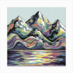 Mountains In The Sky Canvas Print