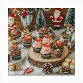 A Photo Of A Christmas Dessert Table Wit Yf10q 3etasvtou0lfiiig H3nbq2sxrdijddcia 7ofw Stampe su tela