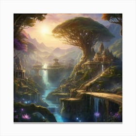 Fairytale Landscape Canvas Print