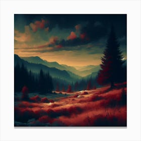 Landscape Painting 268 Canvas Print