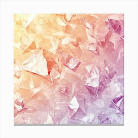 Rainbow Crystals Canvas Print