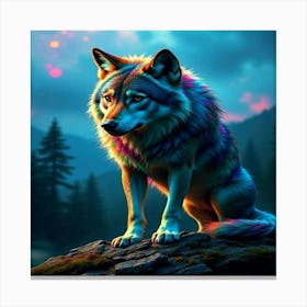 Lone Wolf Canvas Print