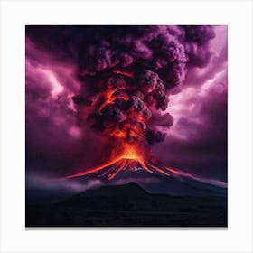 Volcano Eruption Canvas Print