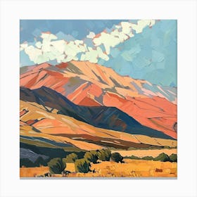 Sunset In The Mountains 10 Canvas Print