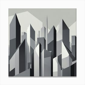 Abstract Cityscape 15 Canvas Print