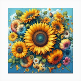 Sunflowers 9 Canvas Print