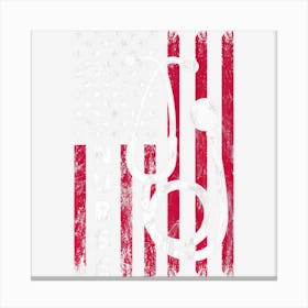 Limited Edition Nurse Nursing American Flag Patriotic Fourth Canvas Print