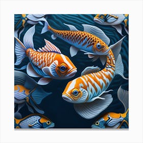 Koi Fish 3 Canvas Print