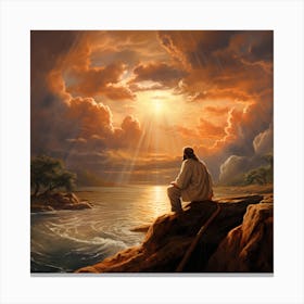 Jonah contemplating his Decision Canvas Print