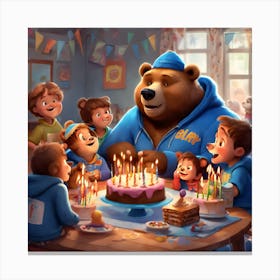 Masha And The Bear Canvas Print