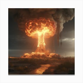 Explode Canvas Print