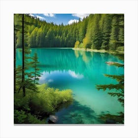 Blue Lake 1 Canvas Print