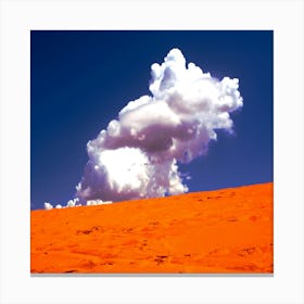 Cloud Coral Pink Sand Dunes Utah Canvas Print