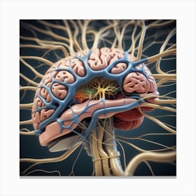 Brain And Nerves 33 Canvas Print