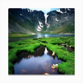 Mountain Lake Canvas Print