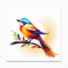 Colorful Bird Canvas Print