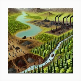 Iron Commonwealth Natural Resources Canvas Print