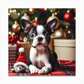 Christmas Boston ~Reimagined Canvas Print