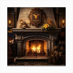 Fireplace 3 Canvas Print