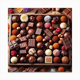 Delicious Chocolate 2 Canvas Print