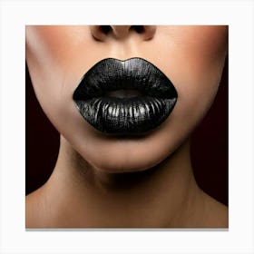 Firefly Bold And Mysterious Sealed Black Lips Of Silence 53664 (2) Canvas Print