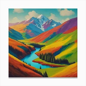 'River Valley' Canvas Print