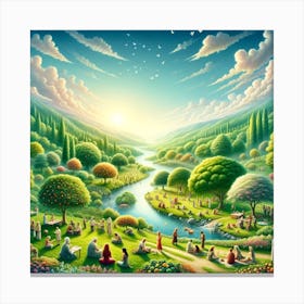 A World Without Canvas Print