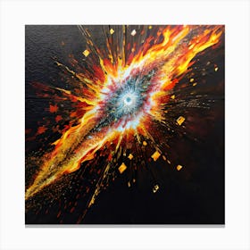 Exploding Star Canvas Print