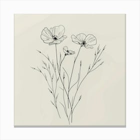 Poppies 42 Canvas Print