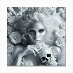 Queen Of The Dead Canvas Print