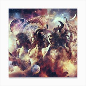 Astrology Canvas Print