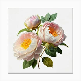 Peonies 6 Canvas Print