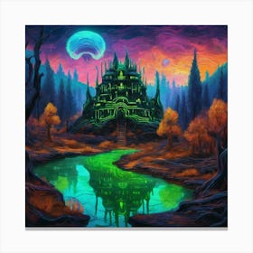 Castle In The Woods 1 Canvas Print