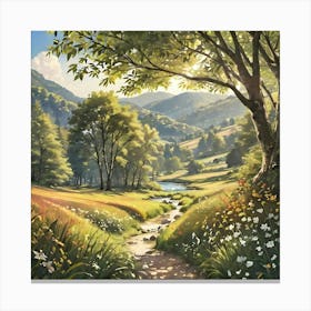 Walk In The Woods Canvas Print