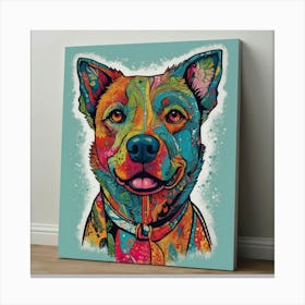 Kangaroo Dog Canvas Print