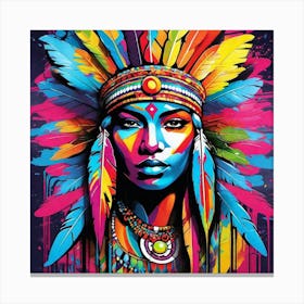 Indian Woman 6 Canvas Print