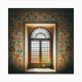 Rajasthan Window24 Canvas Print