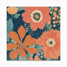 Adorable flowers Canvas Print