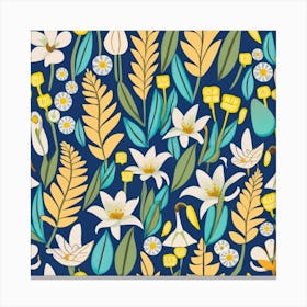 Floral Pattern 17 Canvas Print